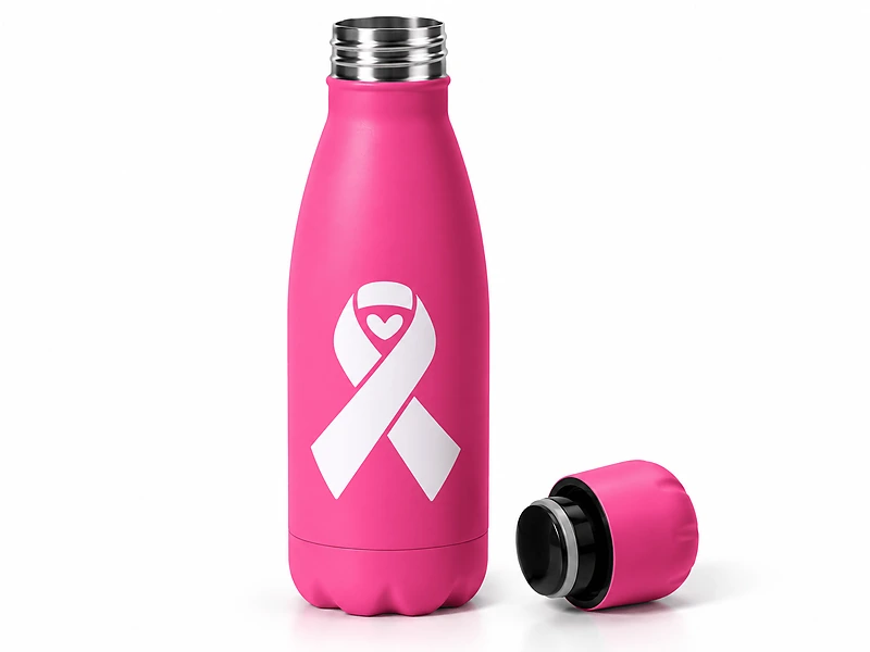 Breast Cancer Awareness Water Bottle 500ml in UAE