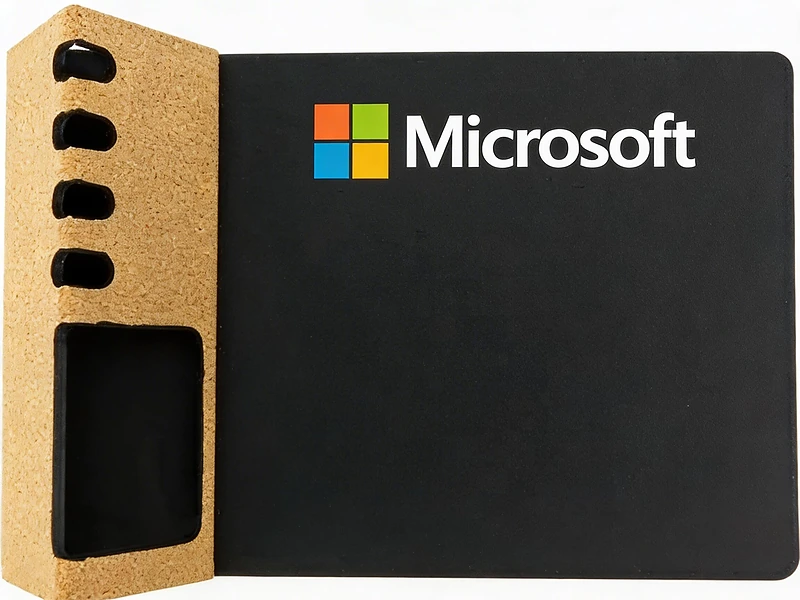 Cork+PU Mousepad Organizer