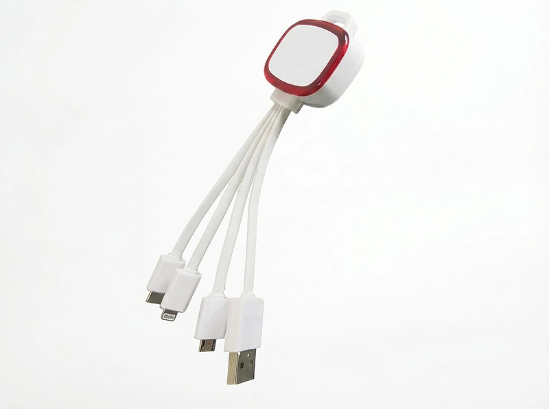 3-in-1 Fast Charging Cable with Phone Stand