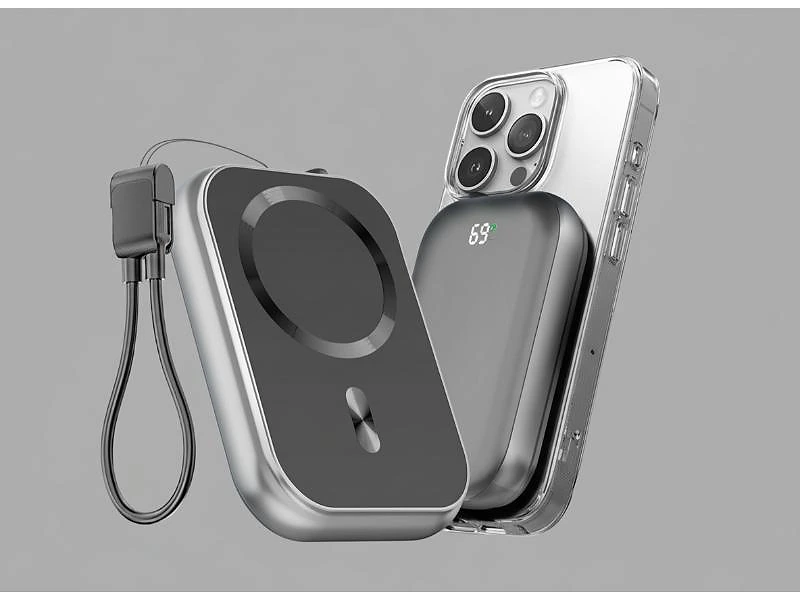 Ultra-Slim 10,000mAh MagSafe Power Bank With 37.5W Dual Fast Charging