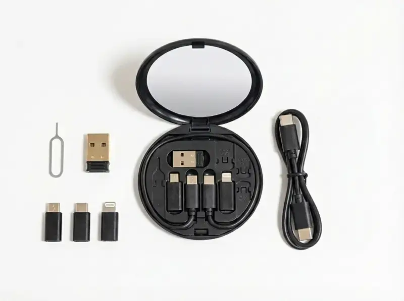 Charging Cable Set with Mirror