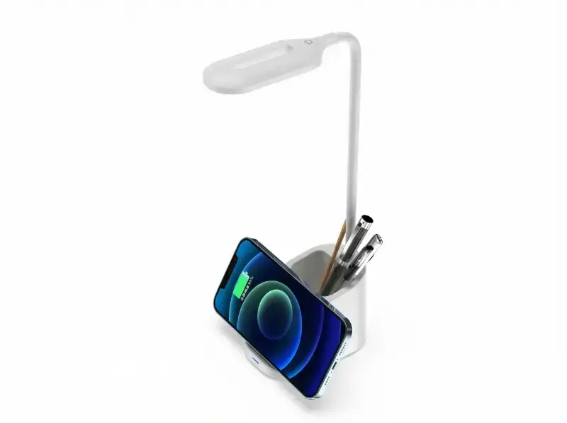 Giftology 3-in-1 Desk Lamp with 15W Wireless Charger & Pen Holder