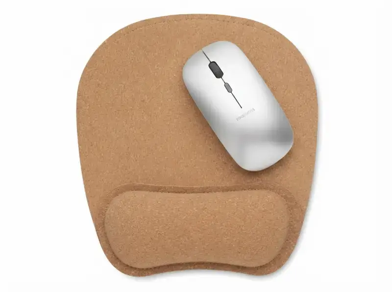 Cork Mouse Pad with Wrist Support