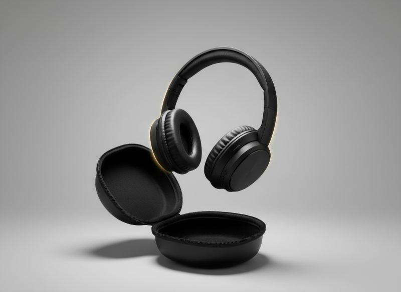 Bluetooth Headphones with EVA Carry Case