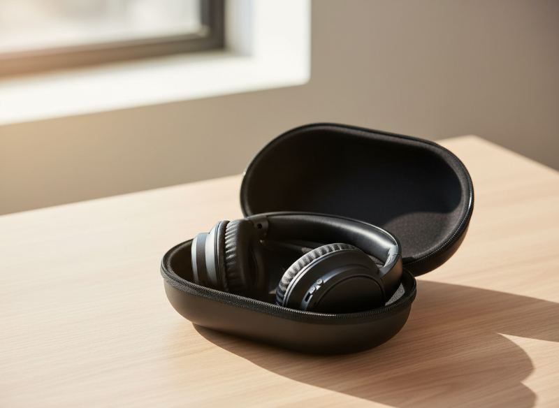 Bluetooth Headphones with EVA Carry Case