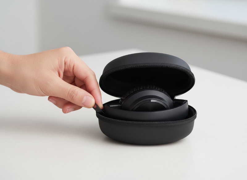 Bluetooth Headphones with EVA Carry Case