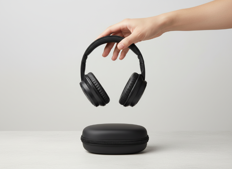 Bluetooth Headphones with EVA Carry Case