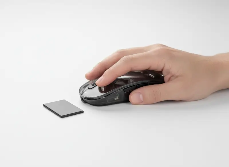 Transparent 3-Mode Wireless Mouse