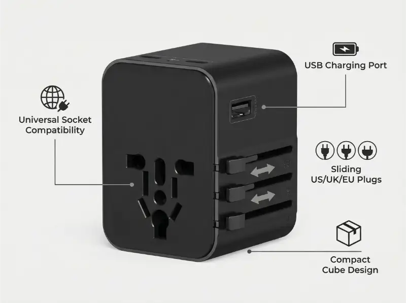 Universal Travel Adapter In UAE
