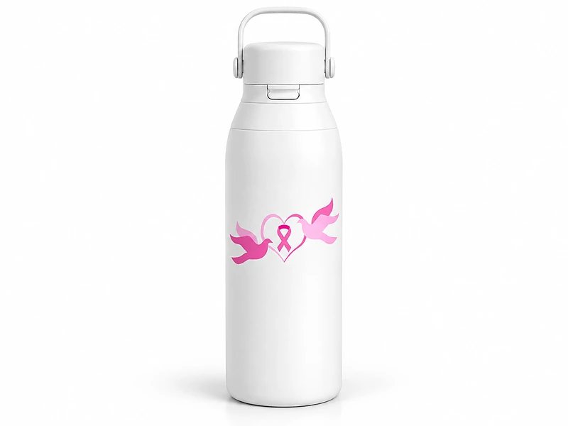 Breast Cancer Awareness Vacuum Bottle 750ml in UAE