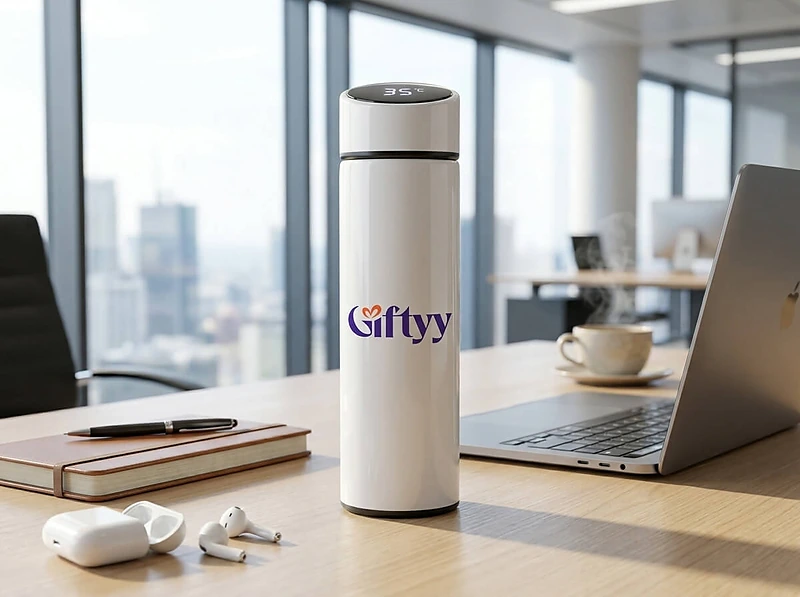 Smart LED Temperature Display Bottle