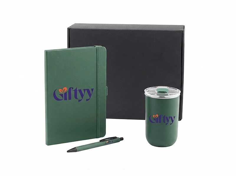Giftology Set of Tumbler, A5 Notebook and Pen