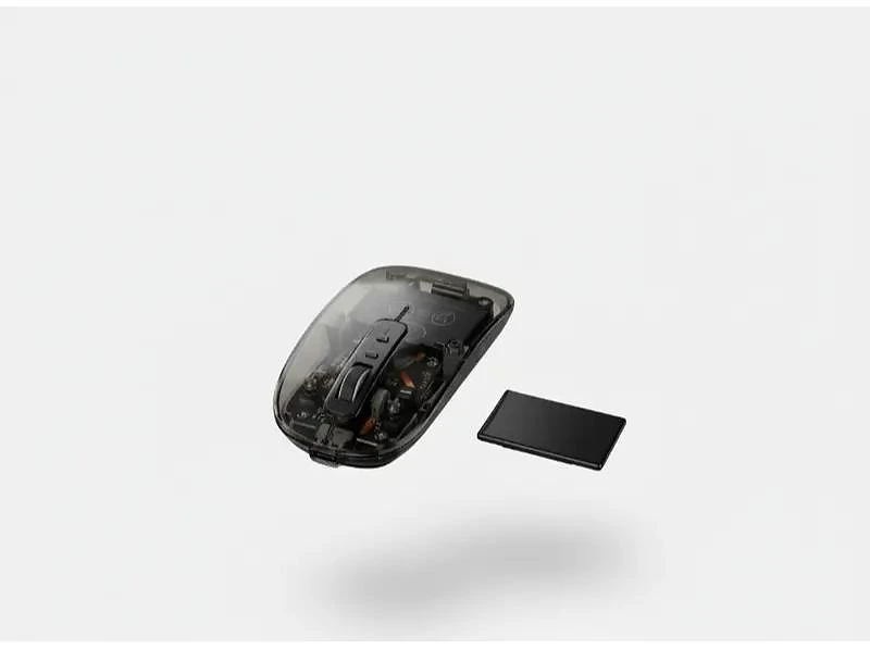 Transparent 3-Mode Wireless Mouse