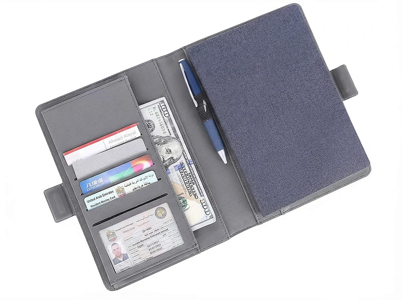 A5 Notebook With Wireless Charger and Powerbank