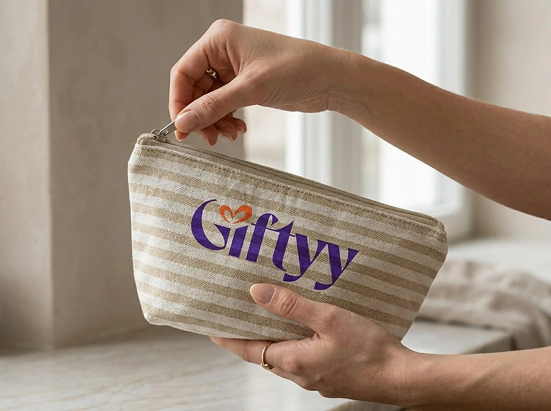 Cotton Toiletry Pouch