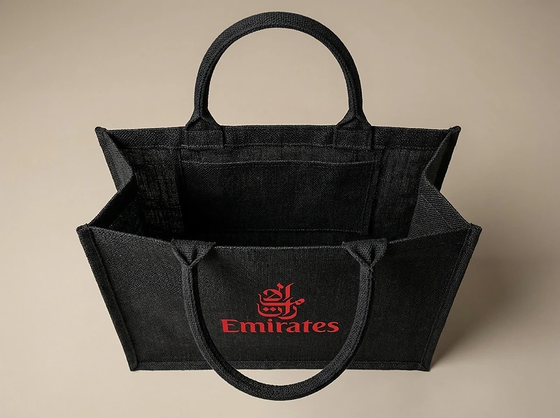 Laminated Jute Tote Bag