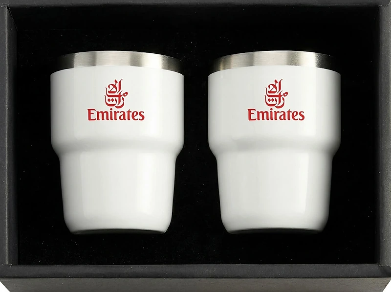 80ml Double-Wall Stainless Steel Espresso Cups