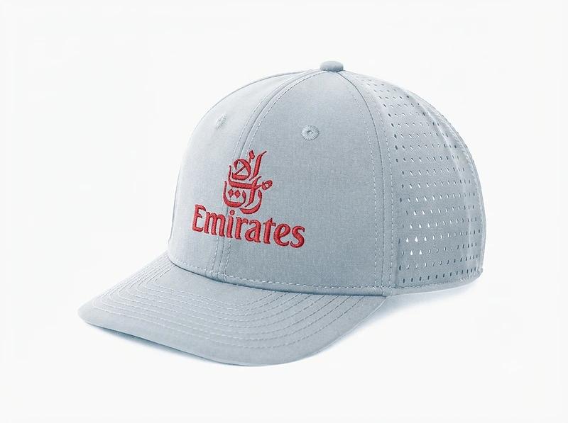 6-Panel Cap with Unique Hole Design