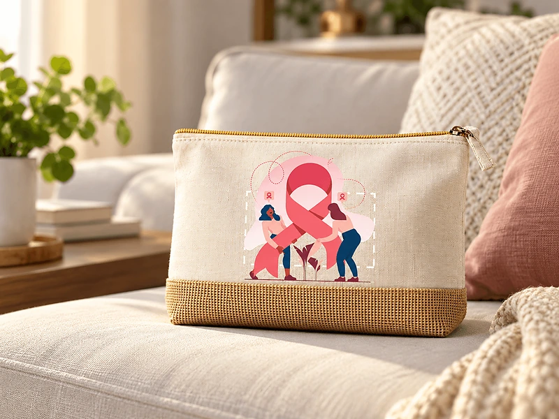 Breast Cancer Awareness Eco Wash Bag in UAE