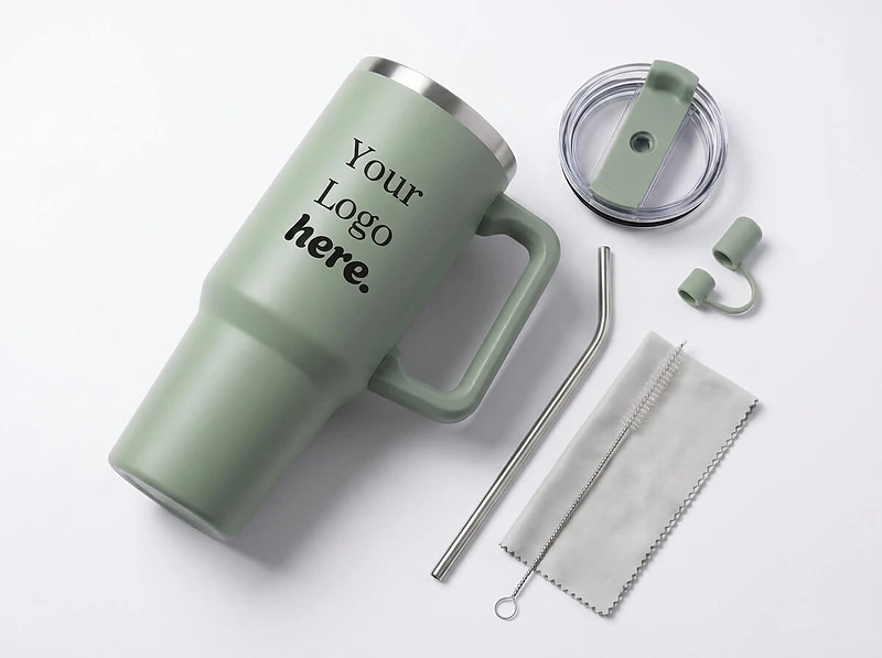handy double wall mug
