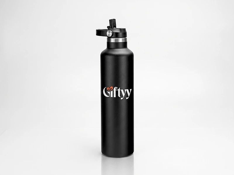 Hans Larsen Vacuum Stainless Steel Bottle with Sports Lid – 1L