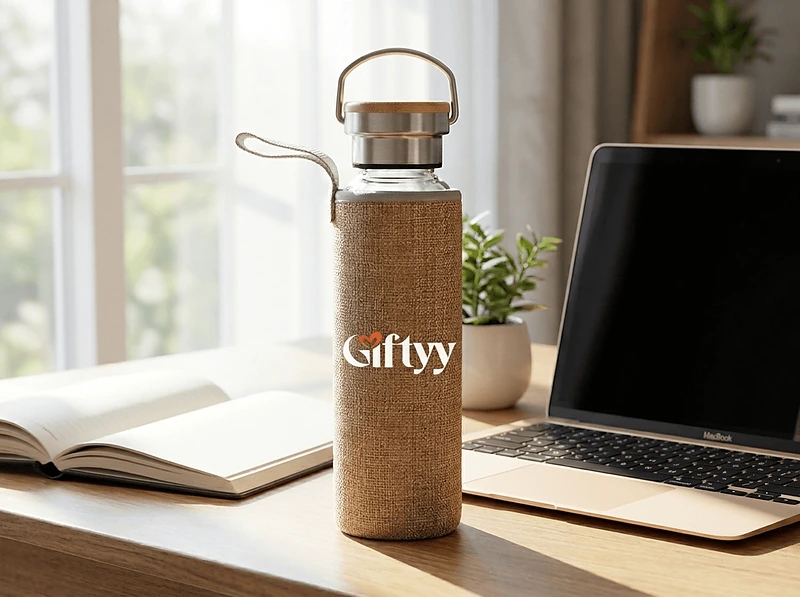 Hans Larsen Borosilicate Glass Bottle with Neo Sleeve