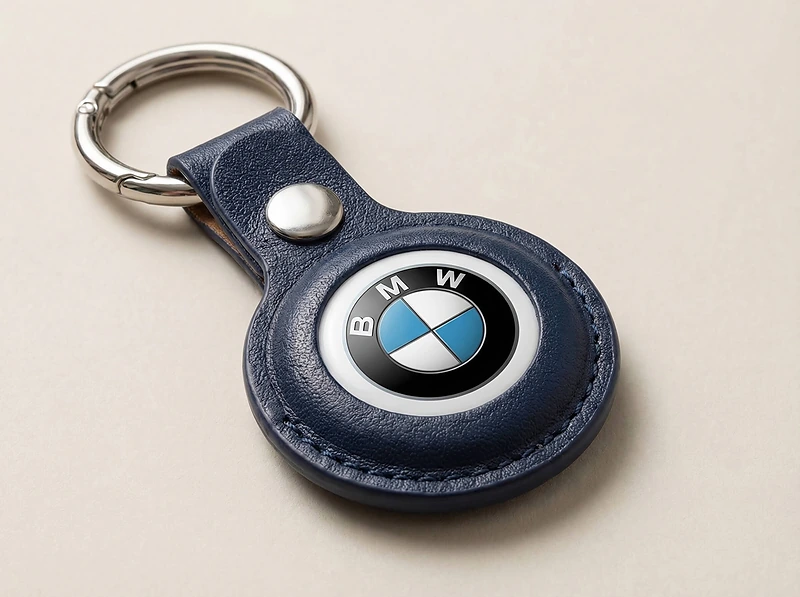 Santhome PU Keychain with Santhome Tag Pocket