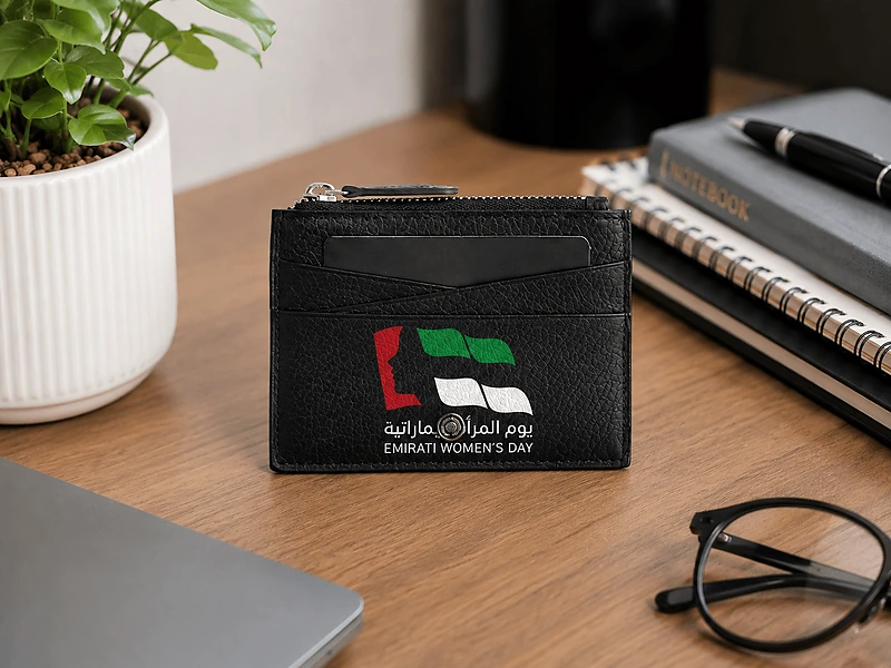 Cross Zip Card Holder in UAE