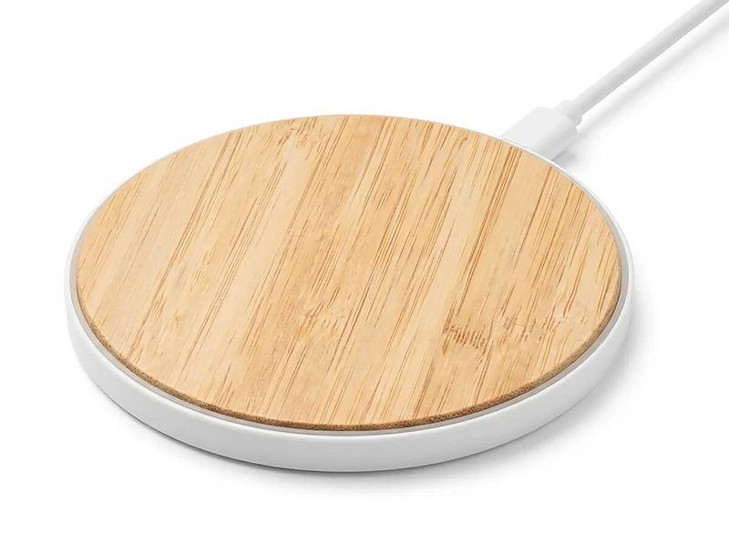 Recycled ABS  Bamboo Wireless Charger