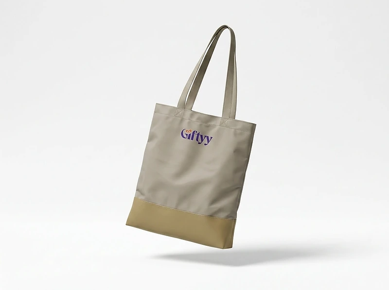 Large-Capacity Tote Bag with Reinforced PU Bottom