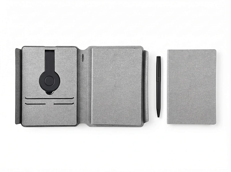 A5 Notebook with 3-in-1 MagSafe Power Bank