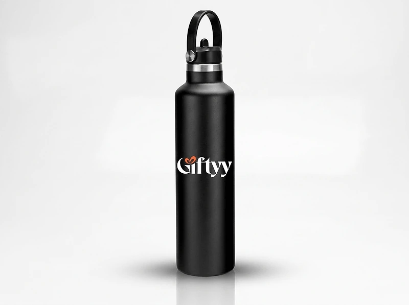 Hans Larsen Vacuum Stainless Steel Bottle with Sports Lid – 1L