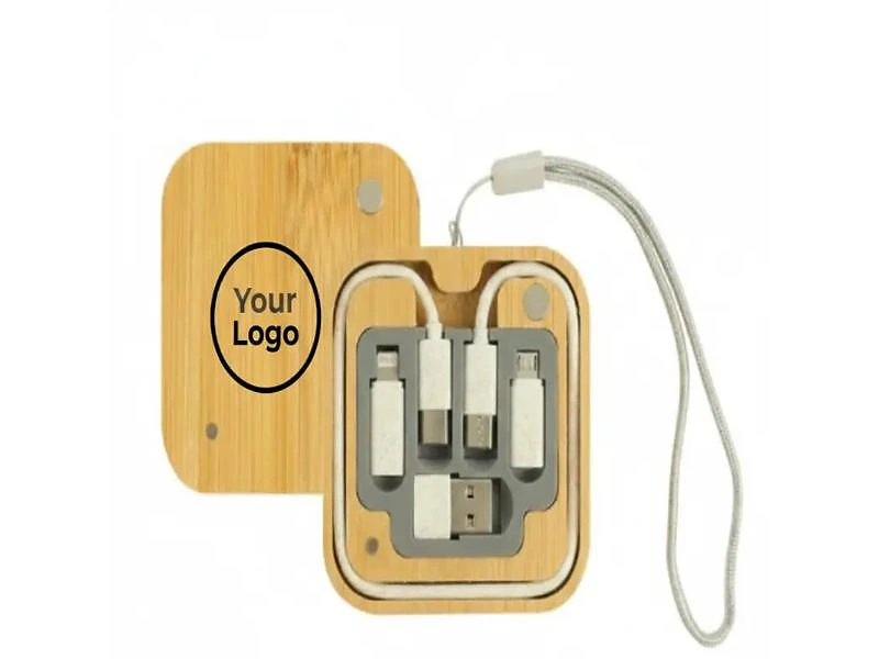 Bamboo Travel Kit Square