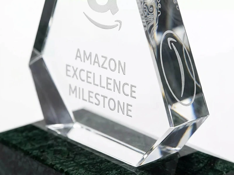 Diamond Shaped Crystal Award