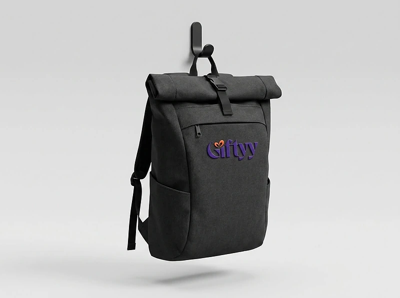 Santhome Ocean Series Roll-Top Laptop Backpack