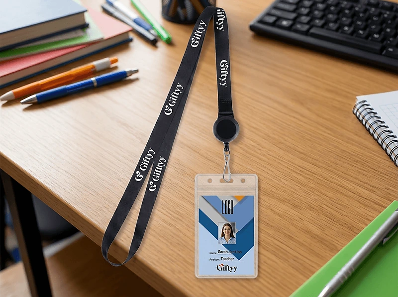ID Card with lanyard