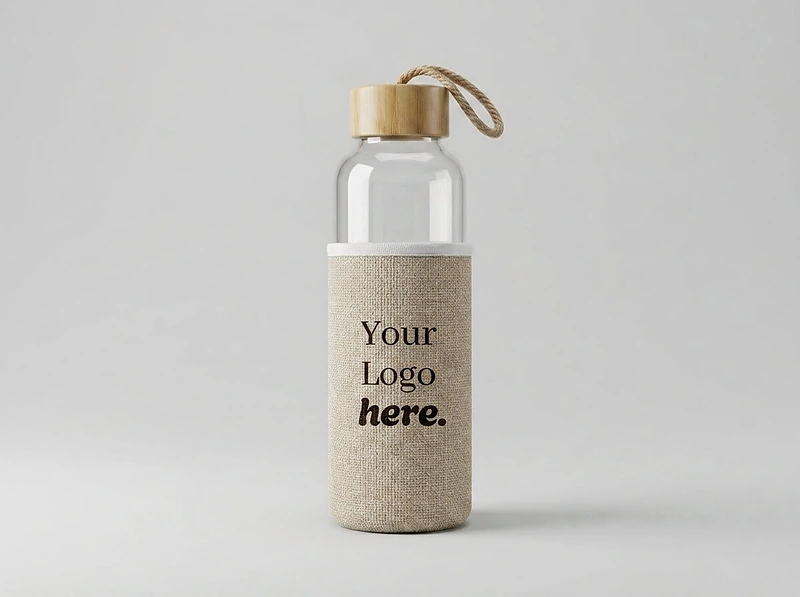Glass Bottle With Eco Sleeve