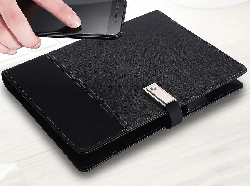 Executive Portfolio Powerbank with Wireless Charging Technology