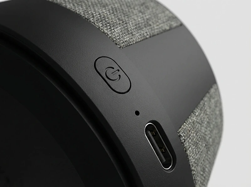 Compact Speaker with Wireless Charging
