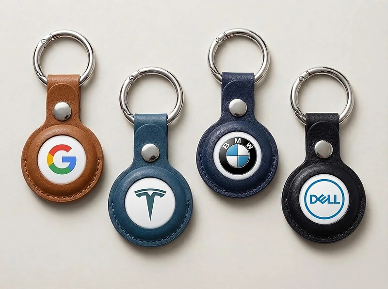 Santhome PU Keychain with Santhome Tag Pocket