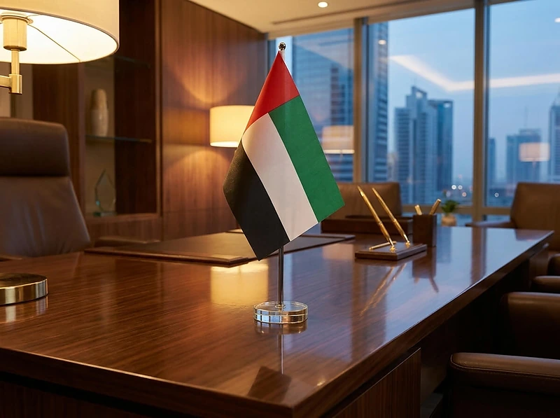 UAE Flag Table Display