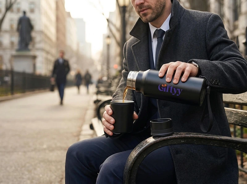 500ml Vacuum Insulated Bottle with Espresso Cup