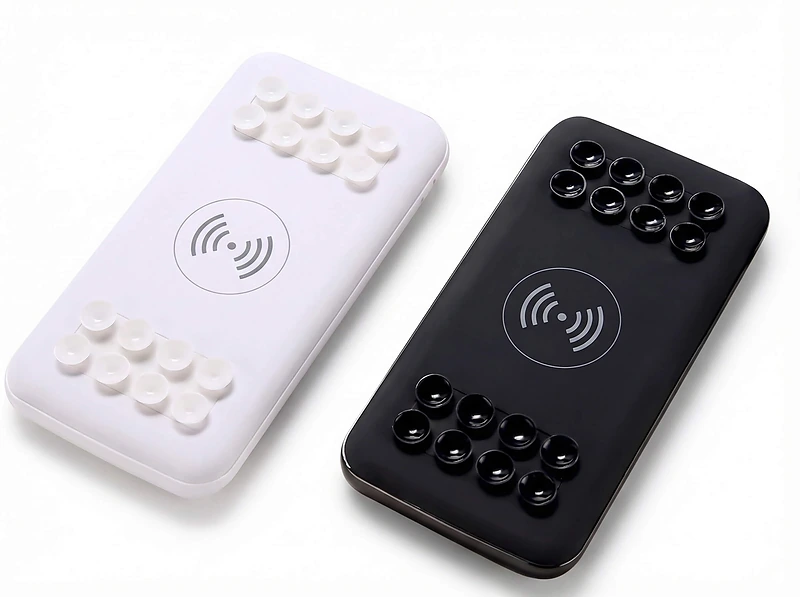 Wireless Power Bank 10000 mAh with Suction Cups
