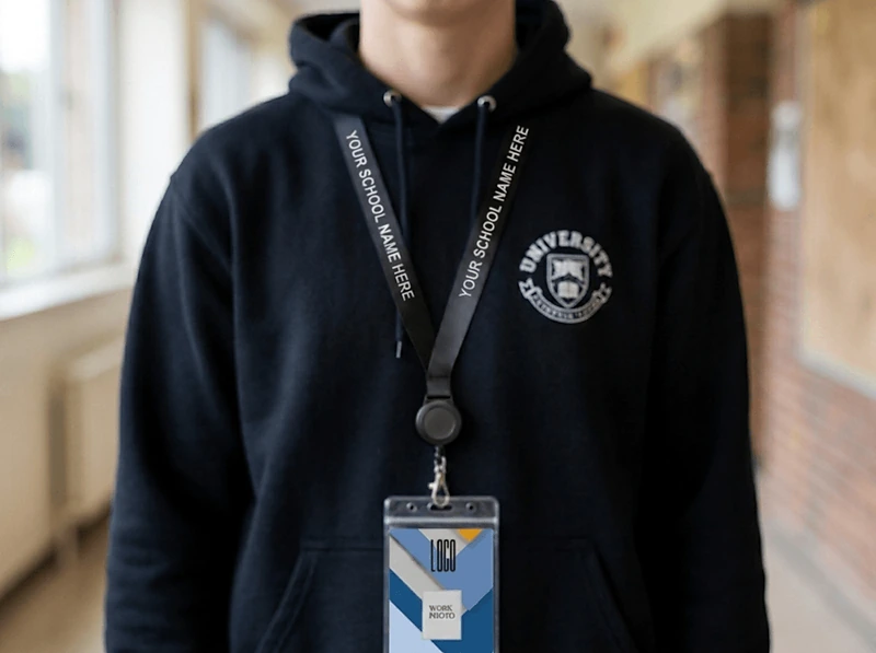 ID Card with lanyard