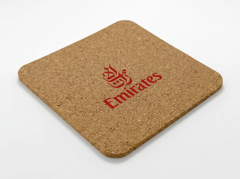 Cork Coasters with Cork Stand