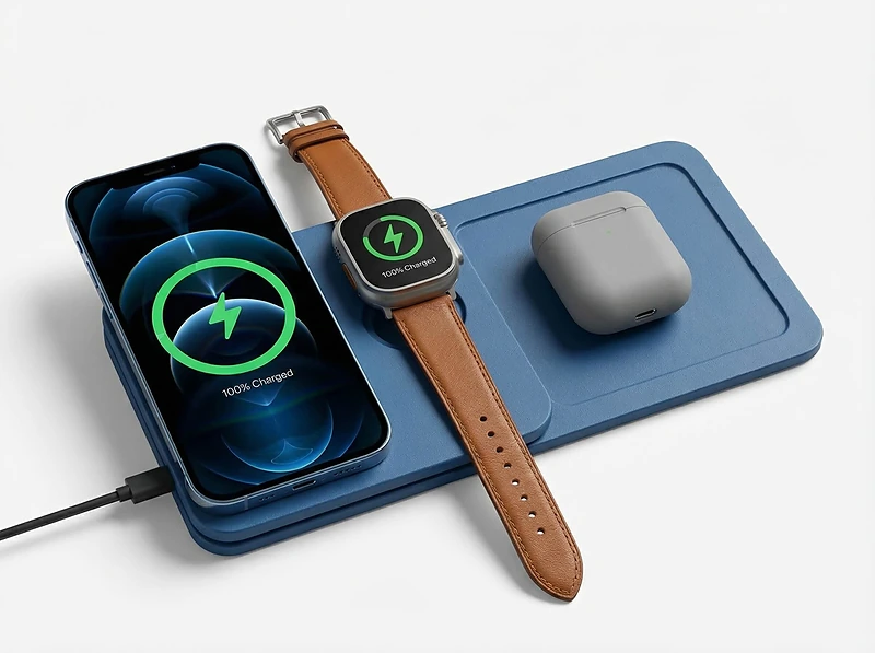 Organizer with 3-in-1 MagSafe Charger