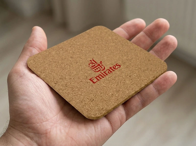 Cork Coasters with Cork Stand