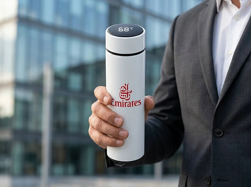 Smart LED Temperature Display Bottle