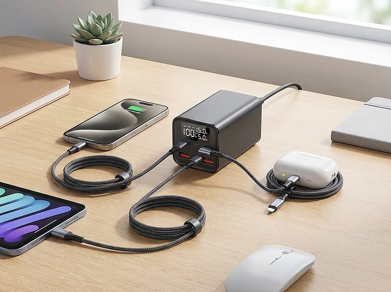 MagSafe Power Bank 5000mAh – Compact Wireless Charging with 15W Output