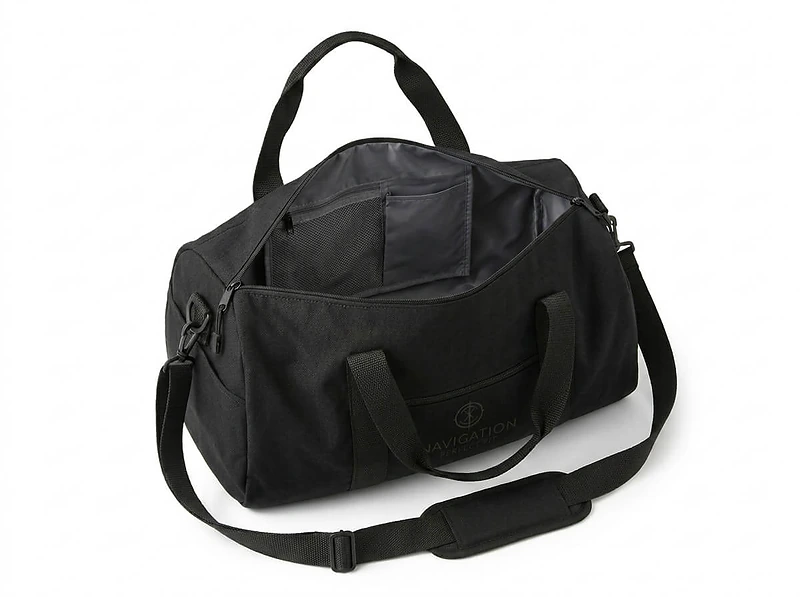 Polyester Duffle Gym Bag with Zipper Closure